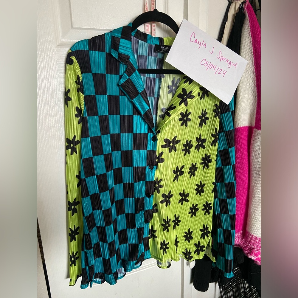 Retro dream plisse TOP ONLY